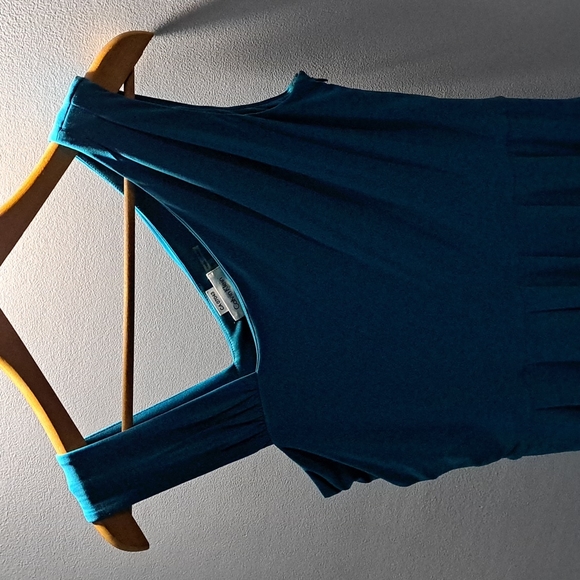 Calvin Klein Asymmetrical Blue Dress - Picture 4 of 8